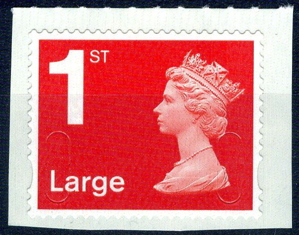 2013 GB - SGU2970 Single 1st Large (W) MA13 T1 from BS43a MNH